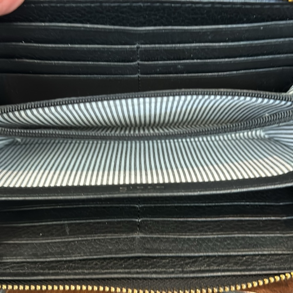 Lodis Black Pebbled Grain Leather Wallet - Picture 6 of 10